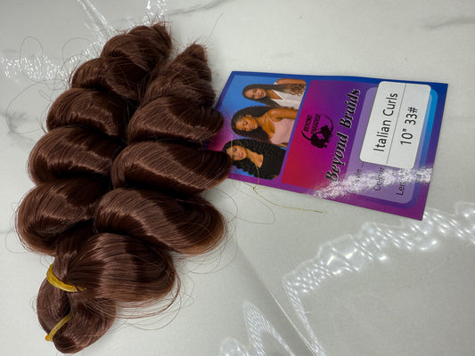 Beyond Braids – Italian Curls (10”, Color 33)