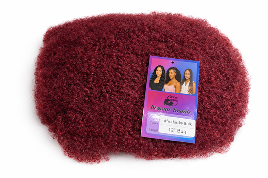 Beyond Braids – Afro Kinky Bulk (12”, Color BUG)